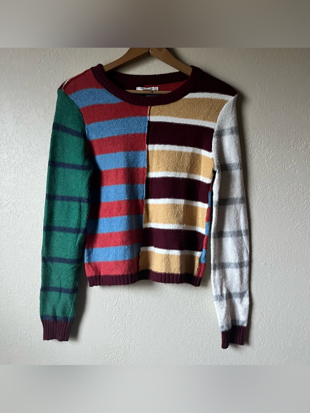 American Eagle Striped Multi Colored Sweater